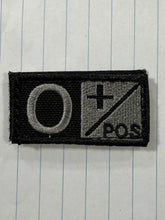 Blood Type Patches (Black and Silver)