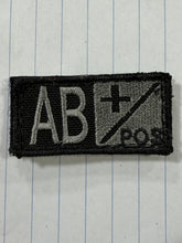 Blood Type Patches (Black and Silver)