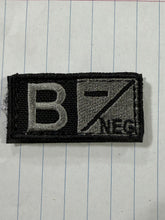 Blood Type Patches (Black and Silver)