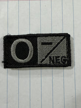 Blood Type Patches (Black and Silver)