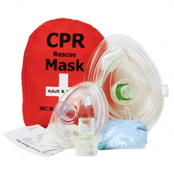 Adult/Child/Infant CPR Mask & Valve Pocket Resuscitator Kit