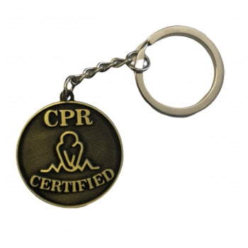 CPR Certified Metal Key Chain