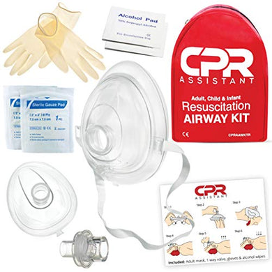 Adult/Child/Infant CPR Mask & Valve Pocket Resuscitator Kit