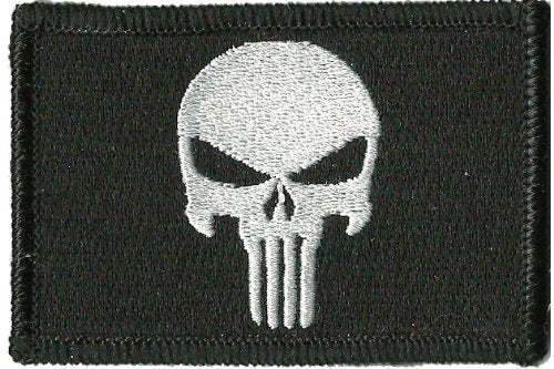 Punisher Tactical Patch – Black