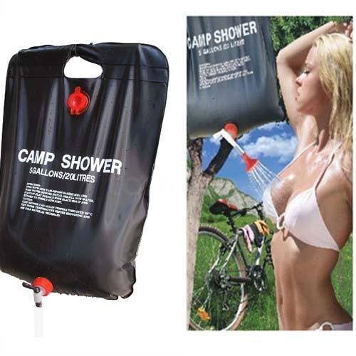 20L Solar Outdoor Camping Shower Showering Water Heater Heating Bag